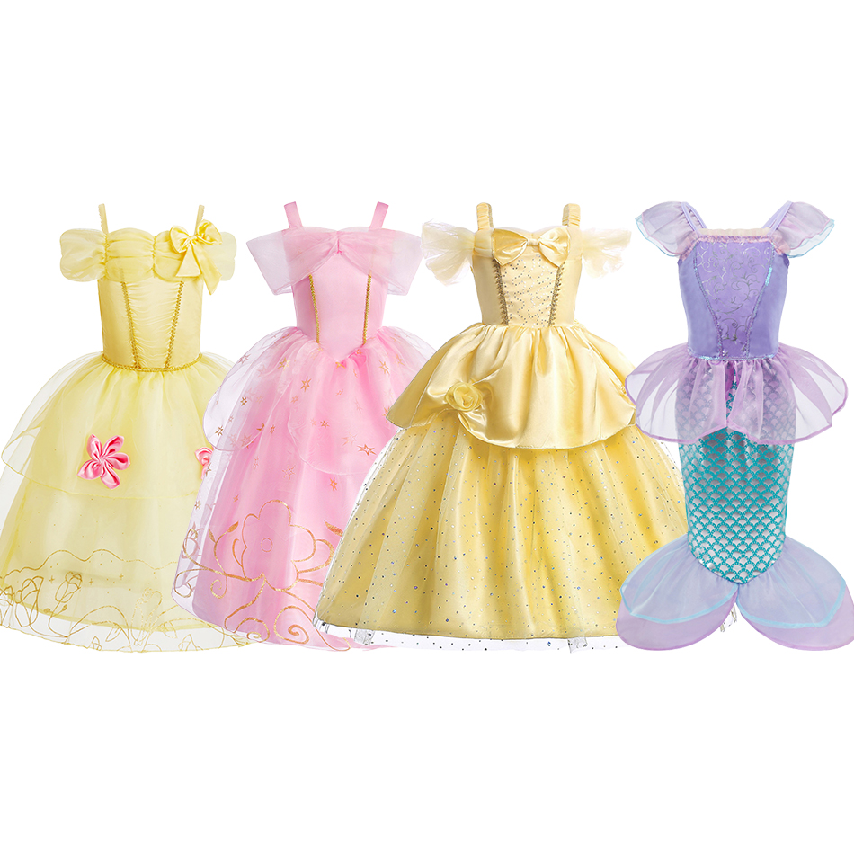 Summer Clothing For Kids Girls - Gaun Cosplay anak perempuan, pakaian kontes