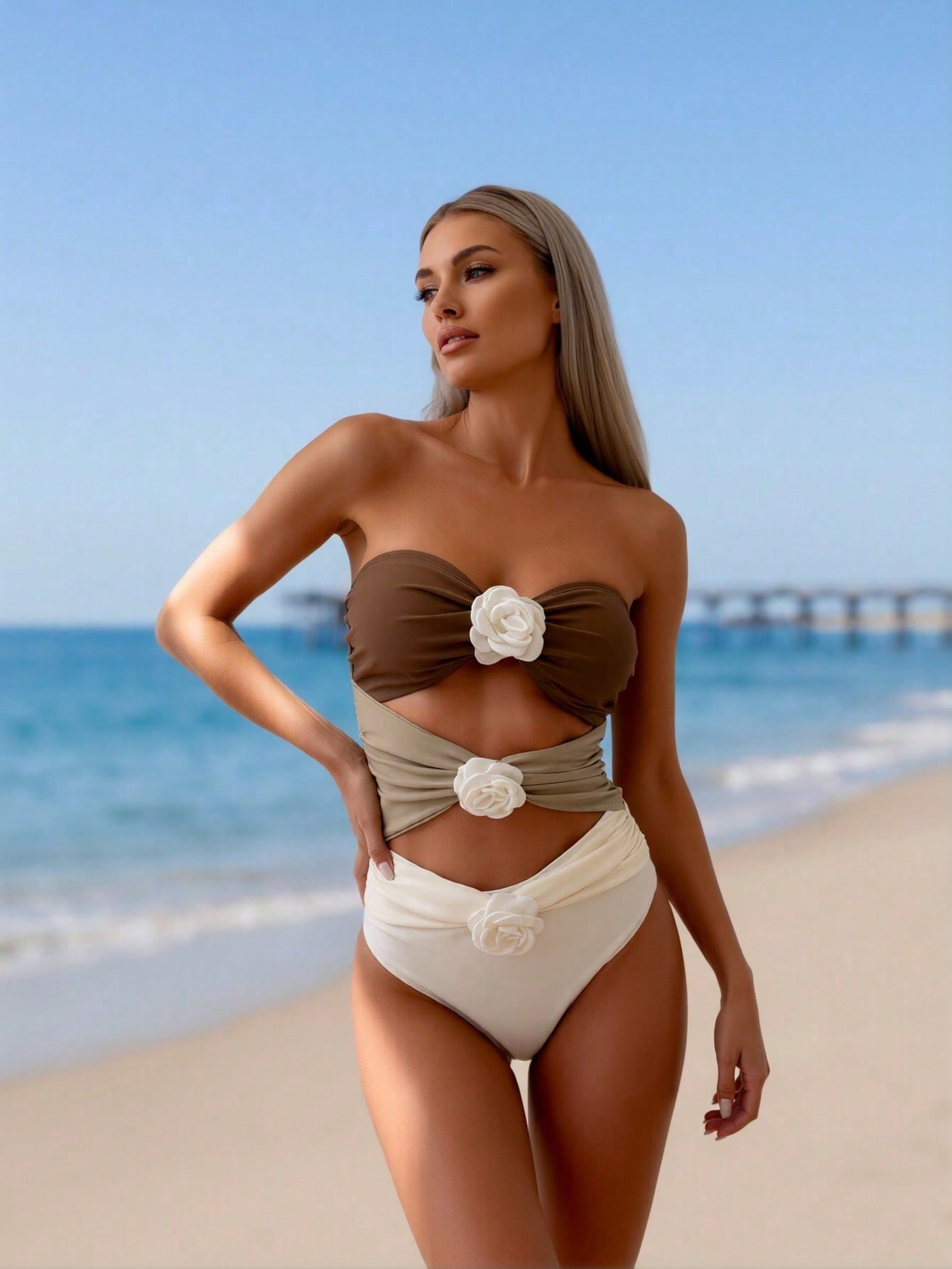 Swimsuit One Piece - Baju Renang Wanita Model One-Piece Tanpa