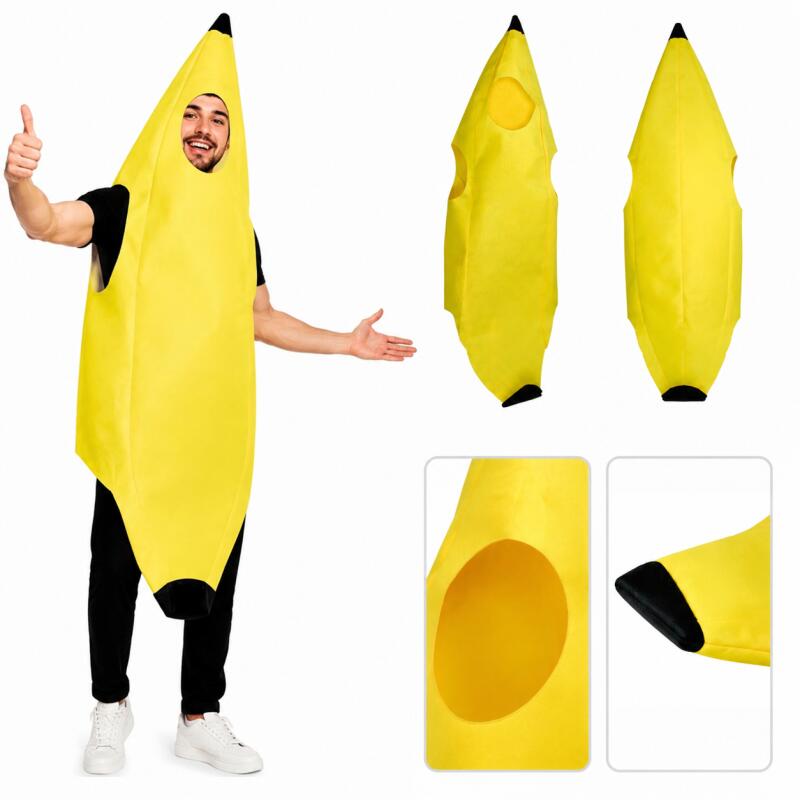 Summer Vacation Clothing Men - Kostum Pisang Dewasa Jumpsuit Buah Lucu