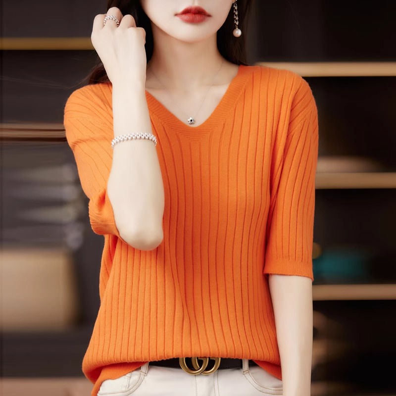 Baju Sweater wanita lengan pen - Summer Clothing Yarn ulasan dan harga
