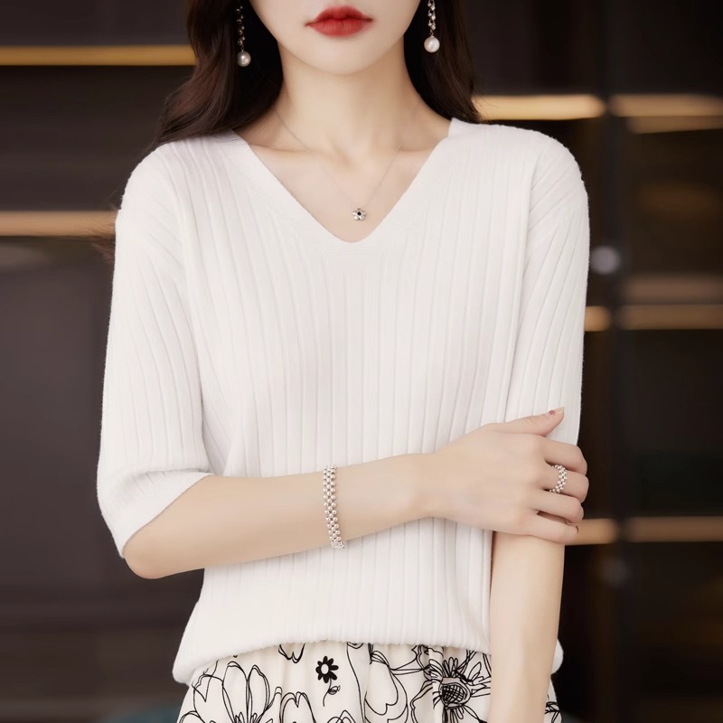 Baju Sweater wanita lengan pen - Summer Clothing Yarn ulasan dan harga
