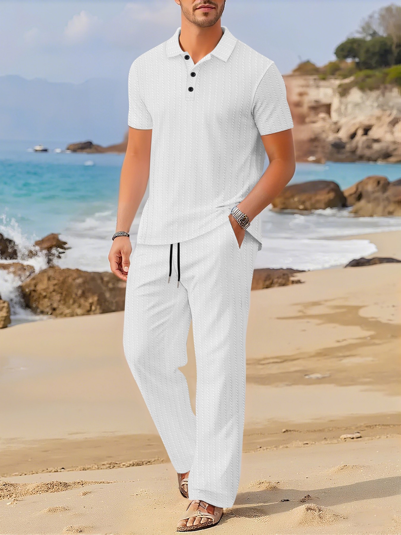 Setelan Musim Panas Kerah Lipa - Summer Clothing For A Beach ulasan dan harga