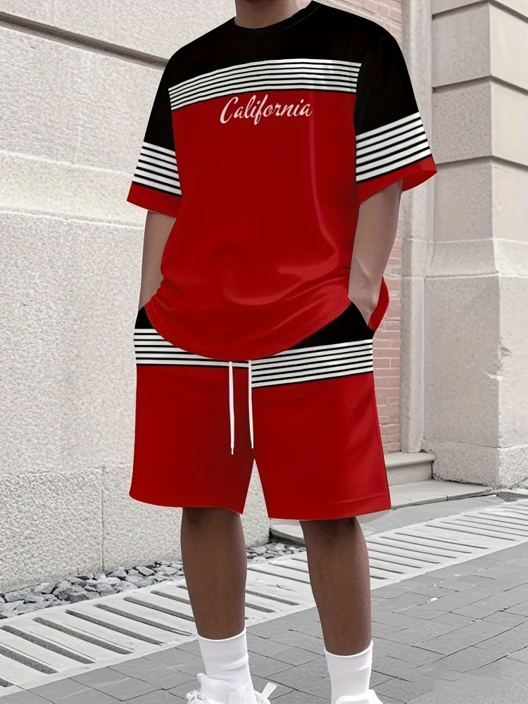 Setelan Kaos dan Celana Pendek - Summer Clothing Holiday ulasan dan harga