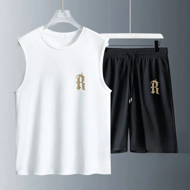 Set Tank Top Pria Musim Panas  - Summer Clothing For A Beach ulasan dan harga