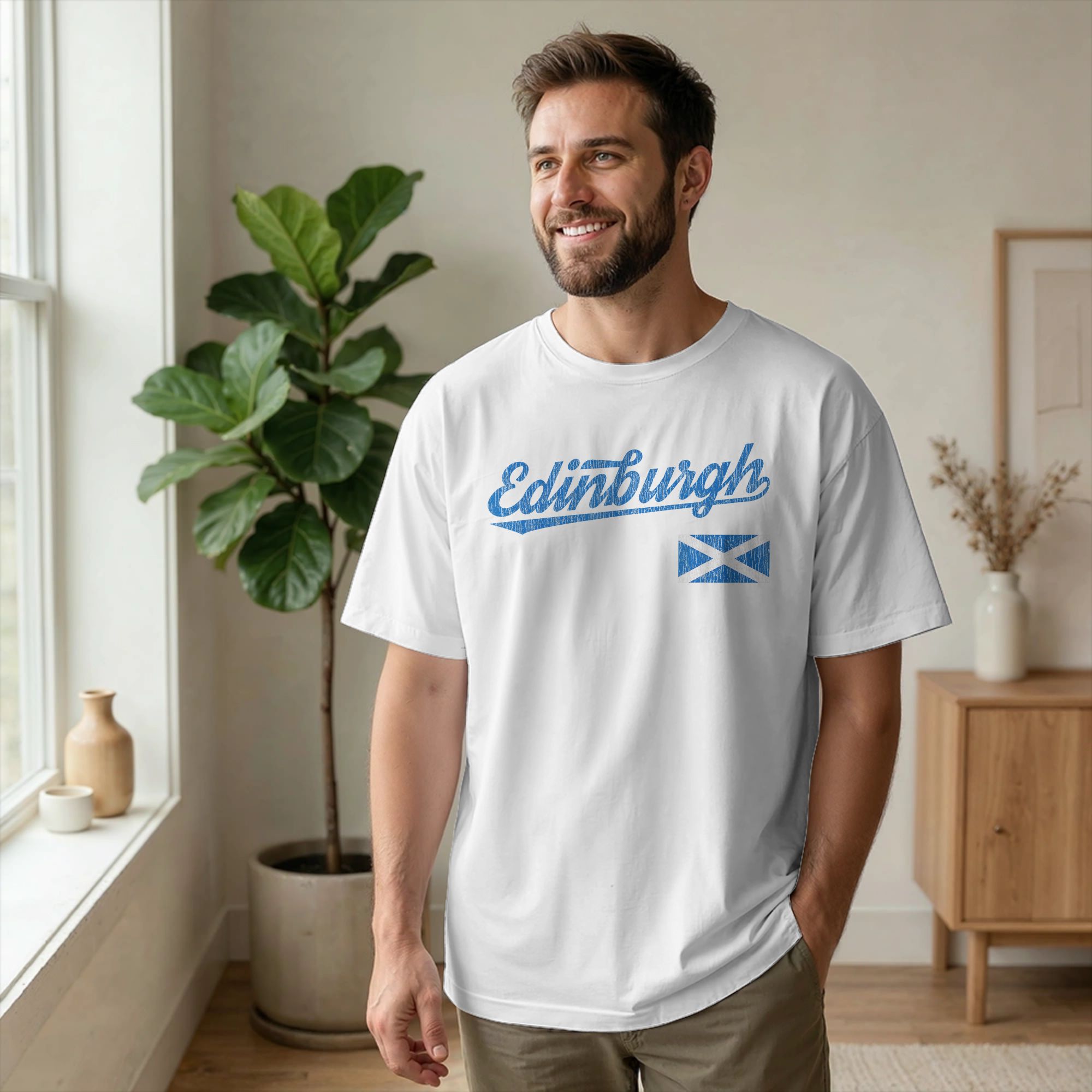 Kaus Pria Edinburgh Skotlandia - Summer Clothing Edinburgh ulasan dan harga