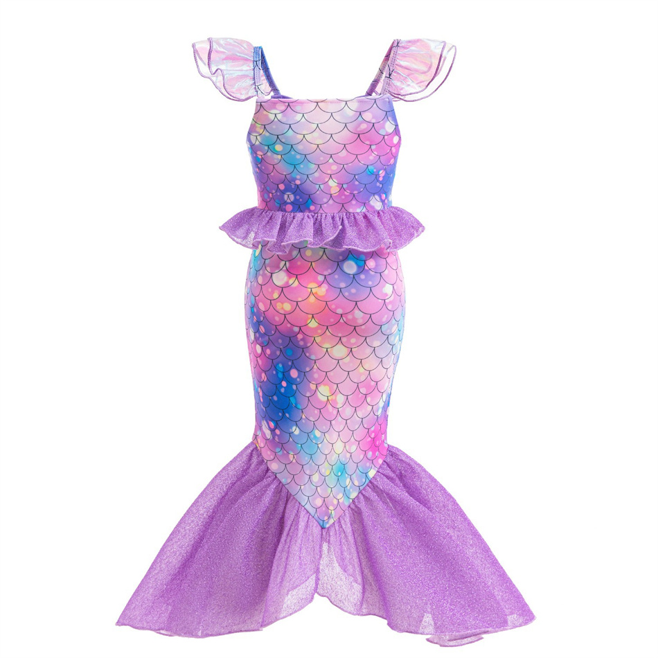 Gaun Putri Ungu Cosplay Putri  - Summer Clothing Holiday ulasan dan harga