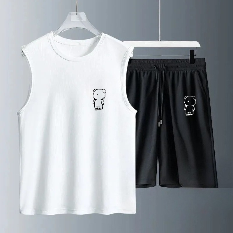 Set Tank Top Pria Musim Panas  - Summer Clothing For A Beach ulasan dan harga