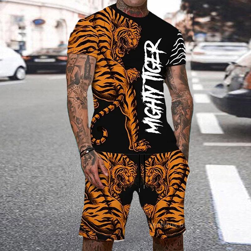Setelan Olahraga Harimau Hewan - Summer Clothing For A Beach ulasan dan harga