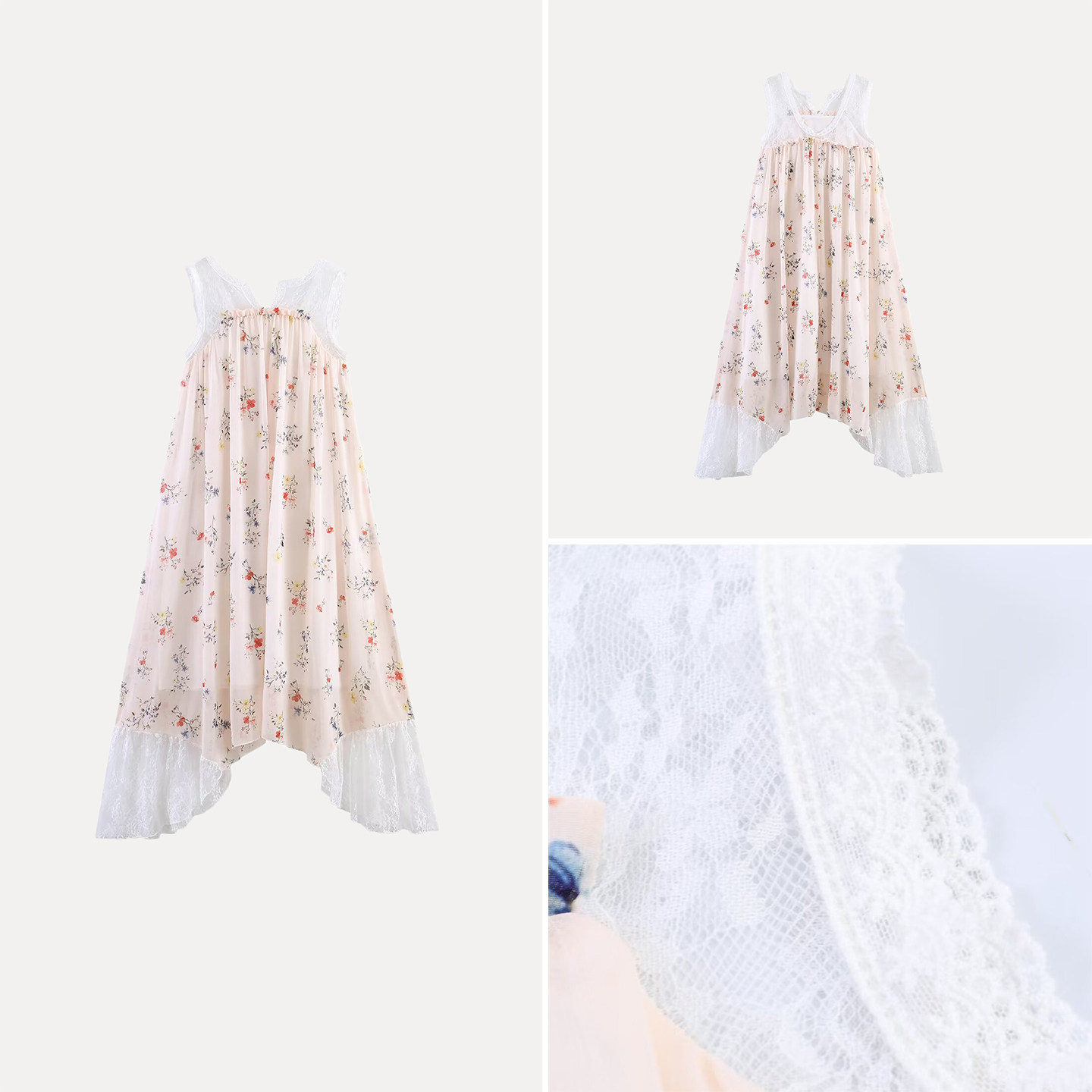Gaun Tanpa Lengan dengan Hiasa - Summer Line Clothing Brand ulasan dan harga