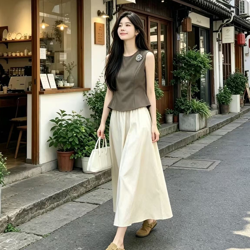 Set Rok Vest Pinggang Ramping  - Summer Alt Clothing ulasan dan harga