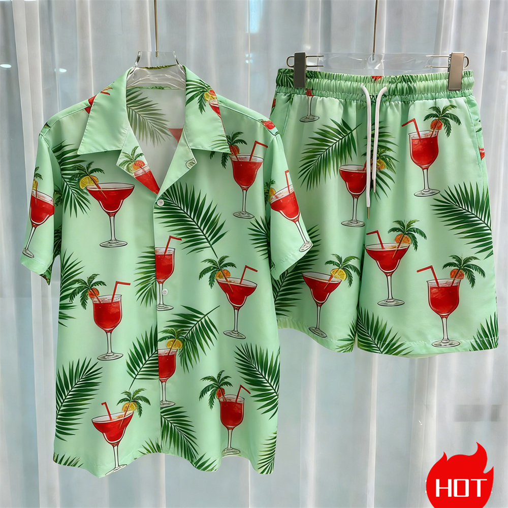 Set Kemeja Pria Musim Panas Po - Summer Vacation Clothing Men ulasan dan harga