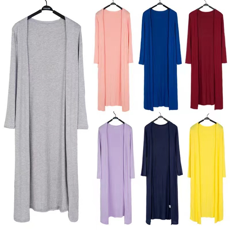 Kardigan panjang Modal wanita, - Summer Clothing Colors ulasan dan harga