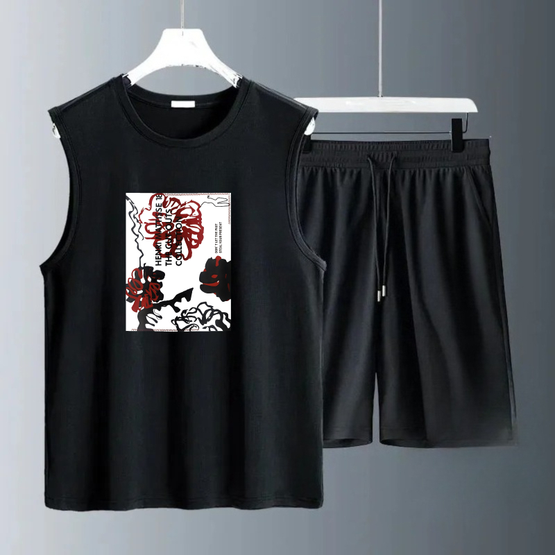 Set Tank Top Pria Musim Panas  - Summer Clothing For A Beach ulasan dan harga