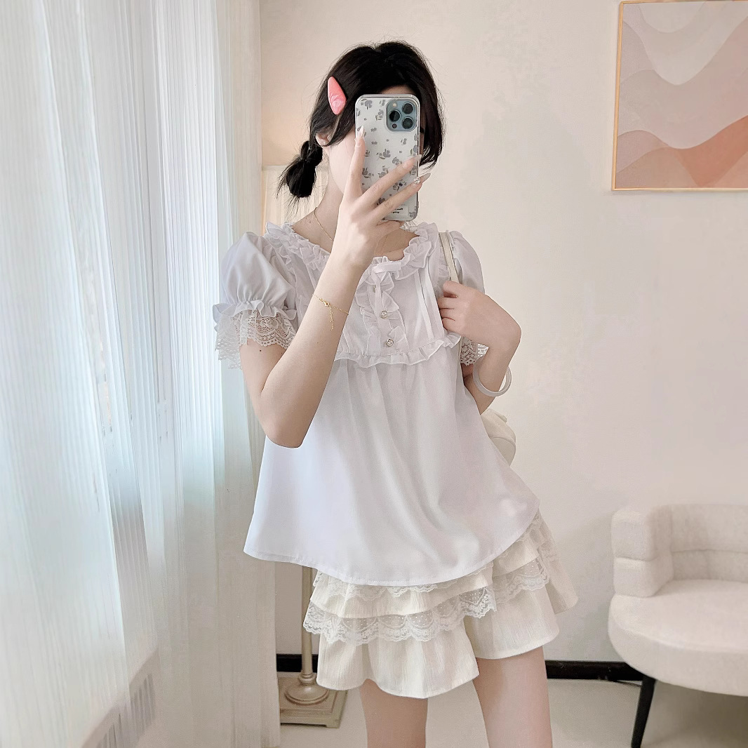 Kemeja Gothic Wanita Era Victo - Summer Victorian Clothing ulasan dan harga