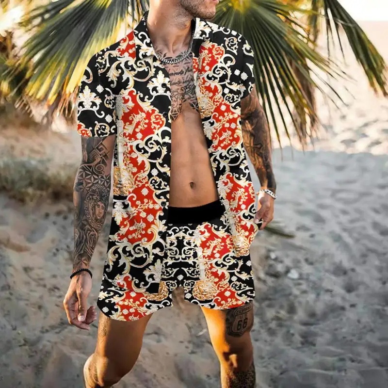Set Kemeja Pria Musim Panas Mo - Summer Clothing For A Beach ulasan dan harga