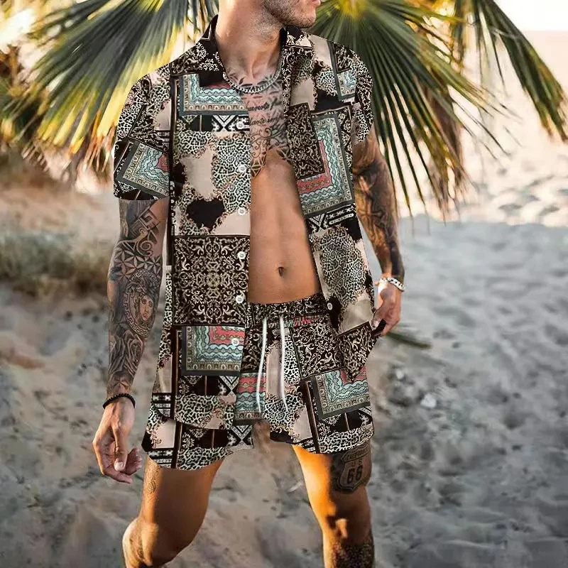 Set Kemeja Pria Musim Panas Mo - Summer Clothing For A Beach ulasan dan harga