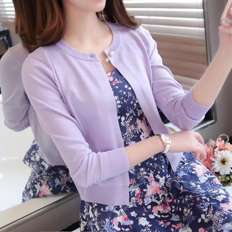 Pakaian Wanita, Cardigan Rajut - Summer Clothing Yarn ulasan dan harga