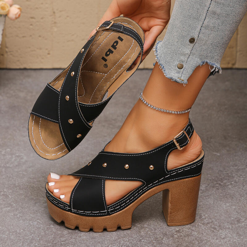Sandal Gladiator Tali Silang H - Summer Clothing Sale Women ulasan dan harga