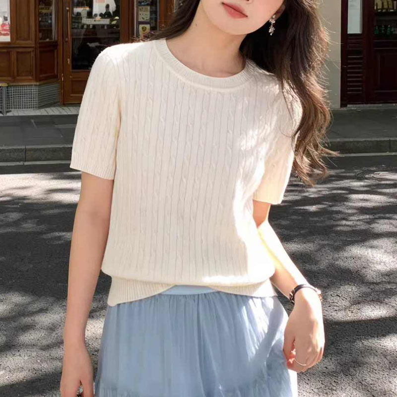 Sweter Rajutan Pulover Wanita  - Summer Clothing Yarn ulasan dan harga